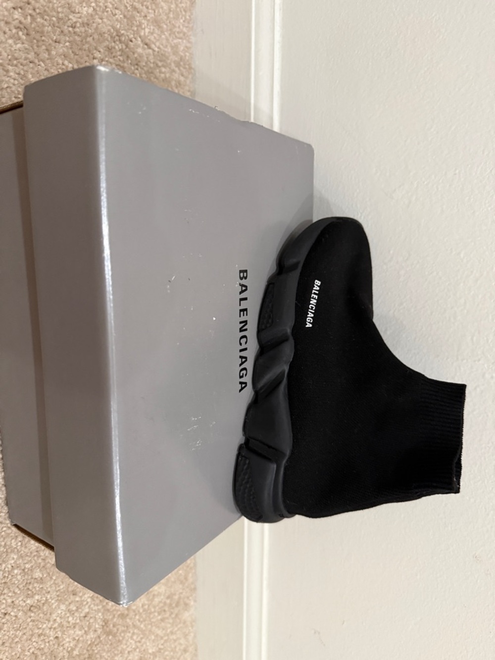 Balenciaga Black Sock-Style Speed Trainer-LIKE NEW!